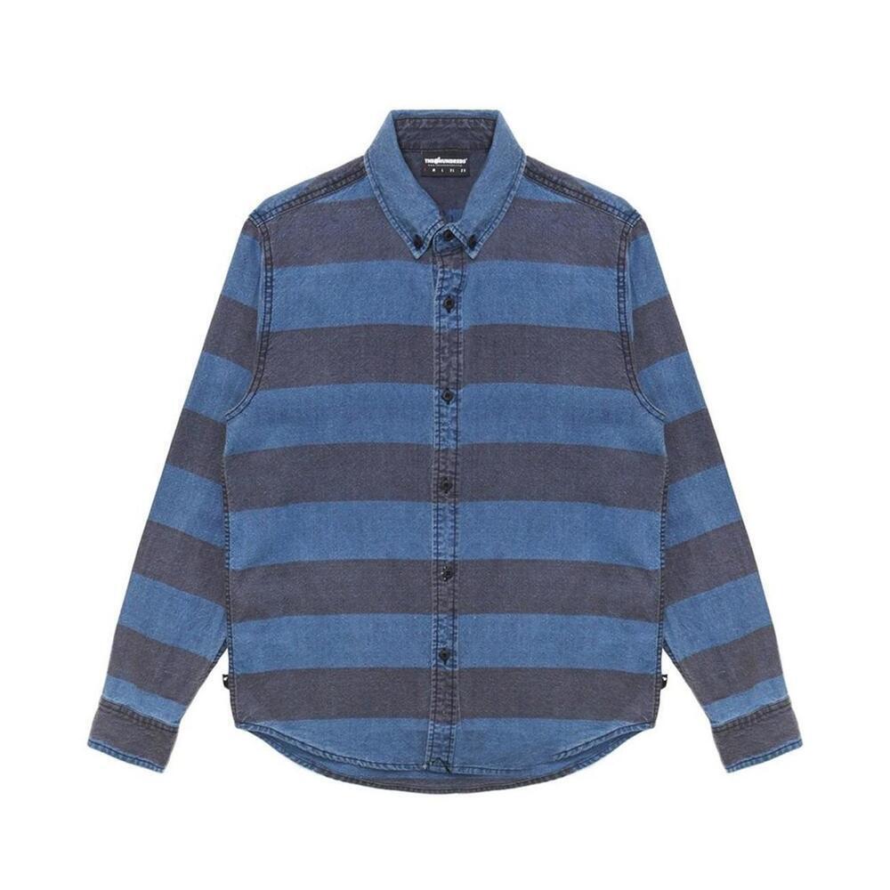 The Hundreds Mens Marc Long Sleeves Woven Shirt Size 2XL
